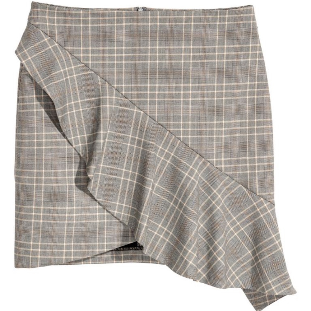 H&M Plaid Mini Skirt